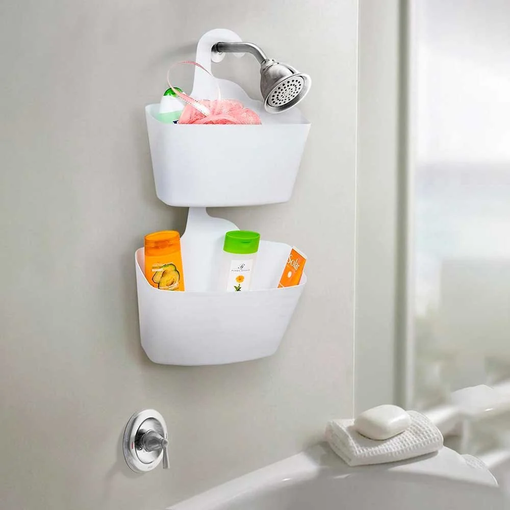 Single Basket Shower Caddy Organiser | Single Tier, Bathroom Use - Image 4