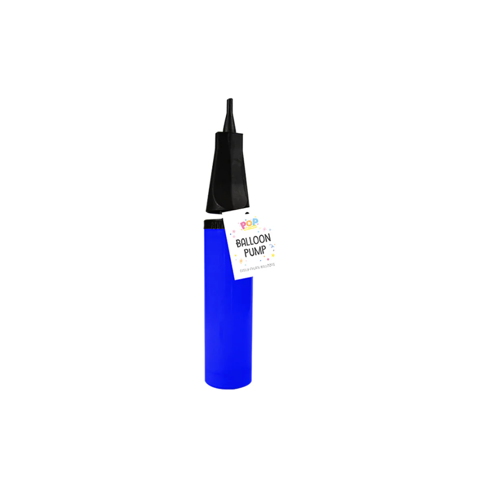 Single Manual Balloon Pump | Blue and Black, Lightweight Party Accessory - Image 4
