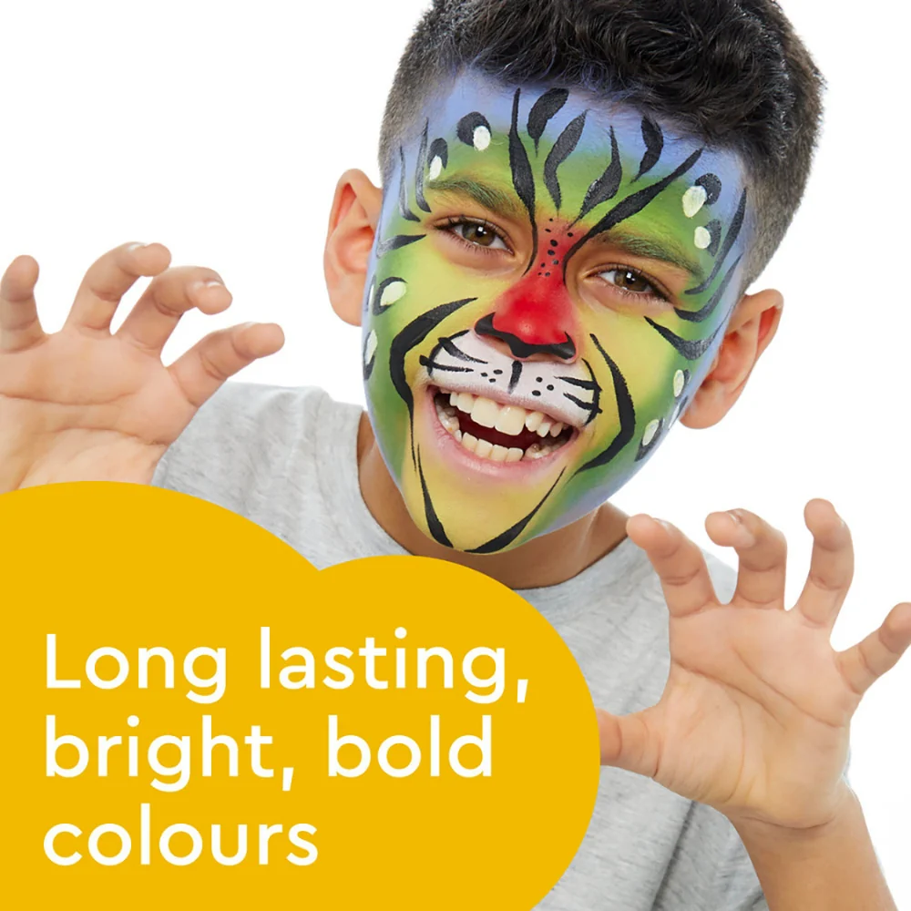 Snazaroo Unicorn & Butterfly Face Paint Kit | 13 Piece Set, Stencils - Image 5