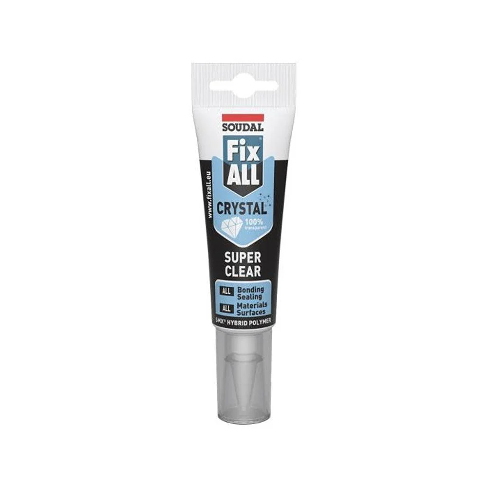 Soudal Fix All Crystal Sealant Adhesive | 125ml