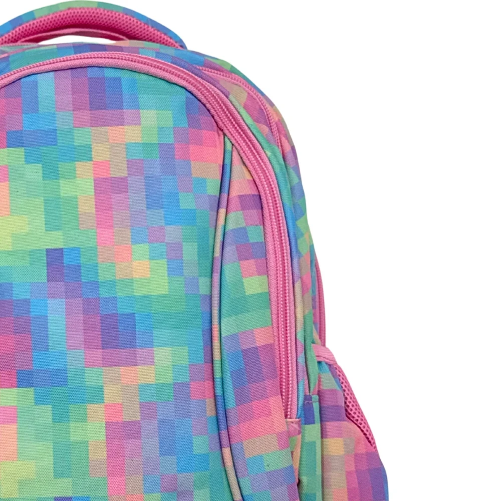 St. Right Pastel Pixels Backpack | 15" | Multicolor - Image 4