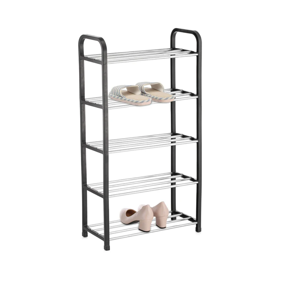 StoreUp 5 Tier Shoe Rack Organiser | Space-Saving Freestanding Design - Image 2