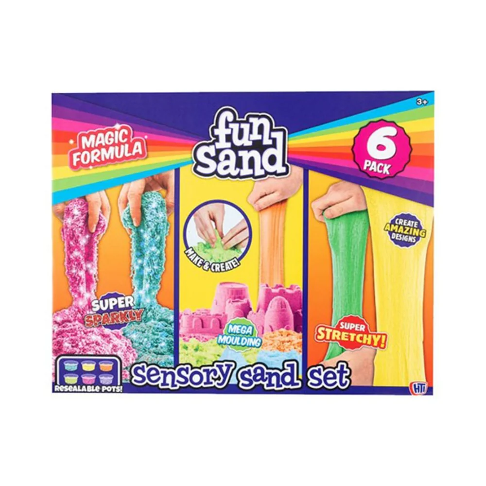 Stretchy Sparkly Sensory Sand Play Set | Assorted Colours, Age 3+ - Image 2