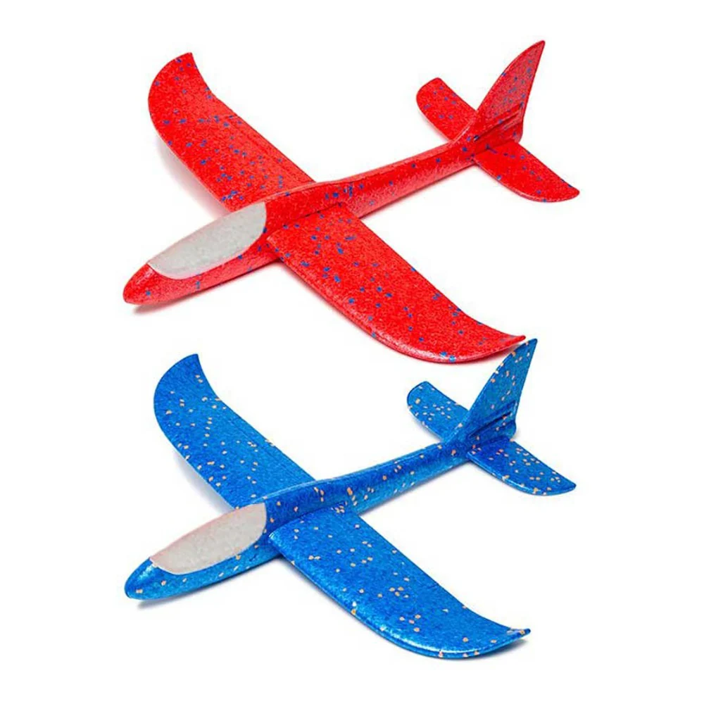 Super Sky Glider Toy Airplane with Stickers | Assorted Colours - Image 2