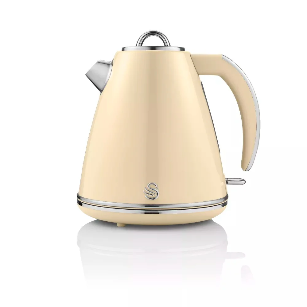 Swan Retro Cream Jug Kettle | 1.5L, Water-Level Window, Precision Spout - Image 3
