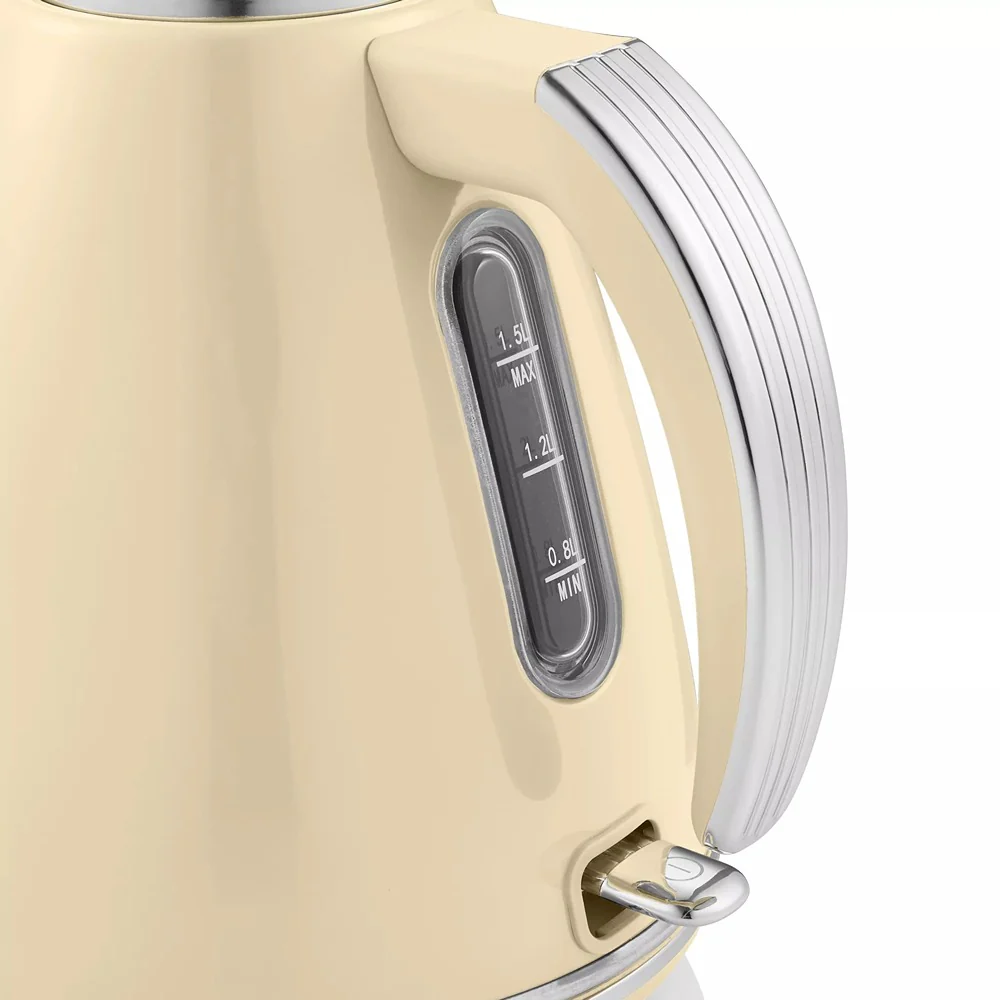 Swan Retro Cream Jug Kettle | 1.5L, Water-Level Window, Precision Spout - Image 6