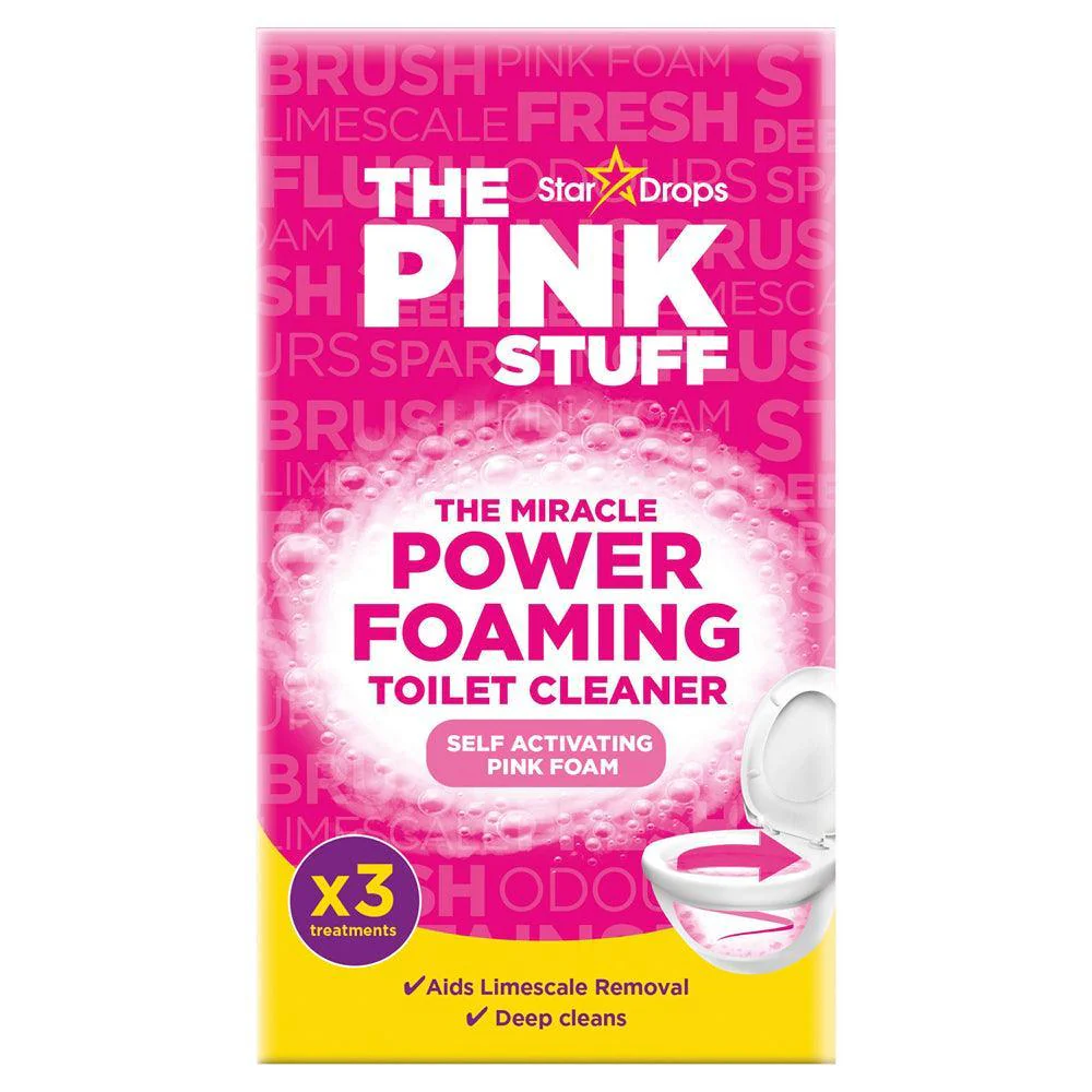 The Pink Stuff Miracle Foaming Toilet Cleaner | Pack of 3