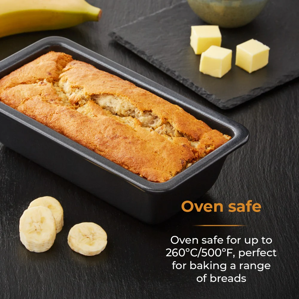 Tower 1lb Non-Stick Loaf Pan | Deep Rectangular, Reinforced Rim - Image 5
