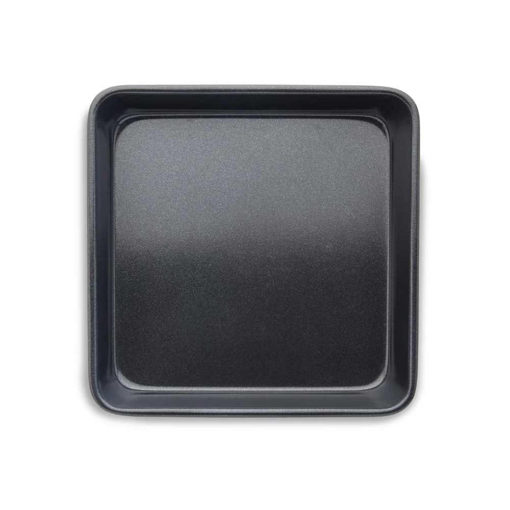 Tower Deep-Sided Square Non-Stick Baking Pan | Dark Finish, Rolled Rim