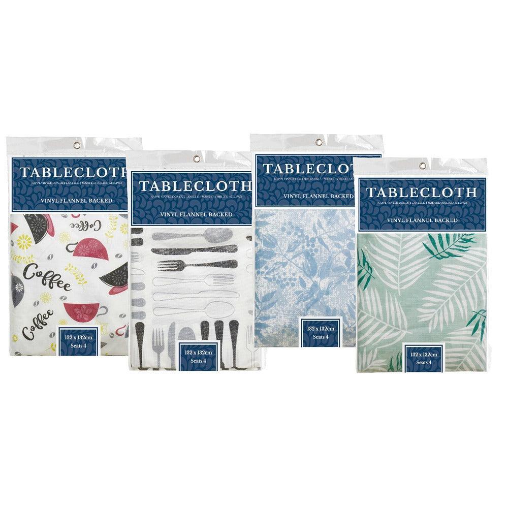 Assorted Design Vinyl Tablecloth | 132cm
