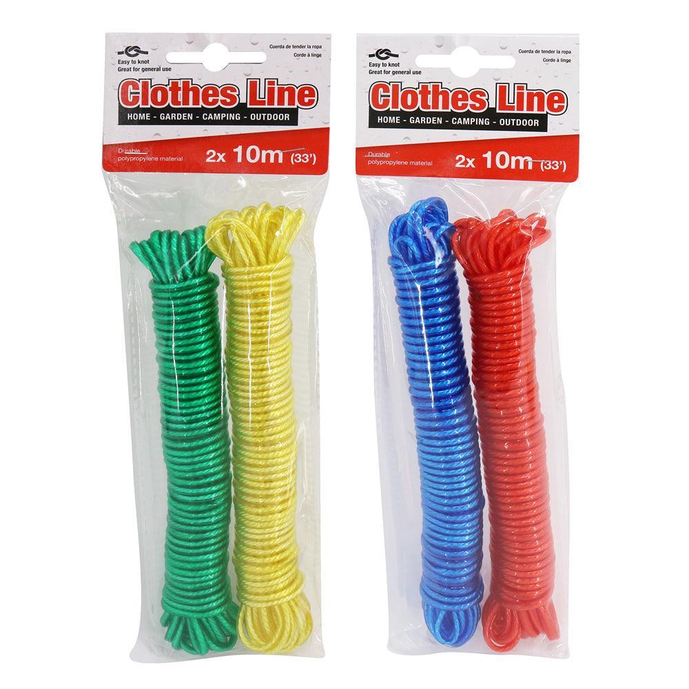Clothes Line Rope 10m | Pack of 2