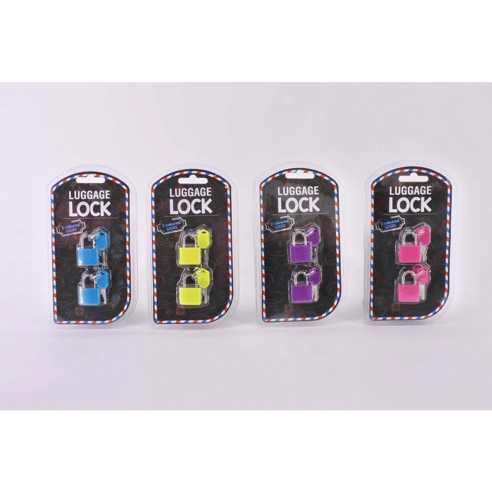 Coloured Luggage Locks | Pack of 2