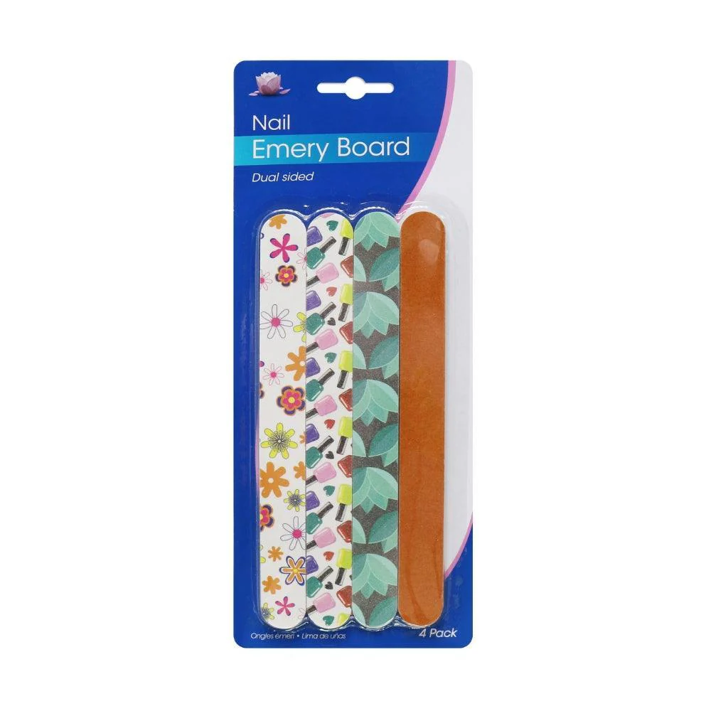 Double Sided Emery Boards | Pack of 4