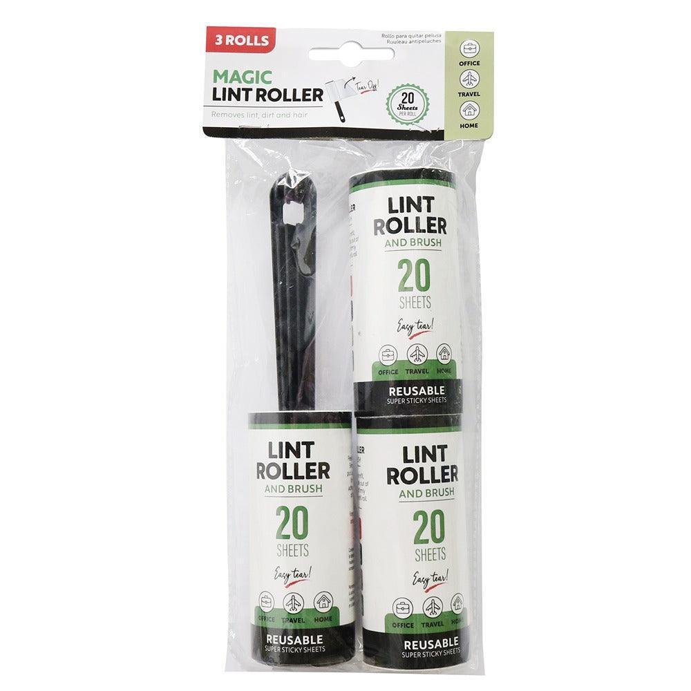 Lint Roller 20 Sheets | 3 Pack