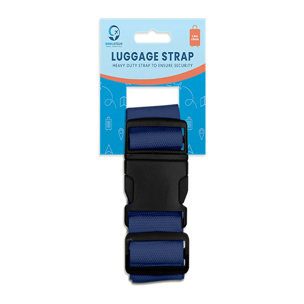 World Tour Durable Heavy-Duty Luggage Strap | 1.8m - Image 3