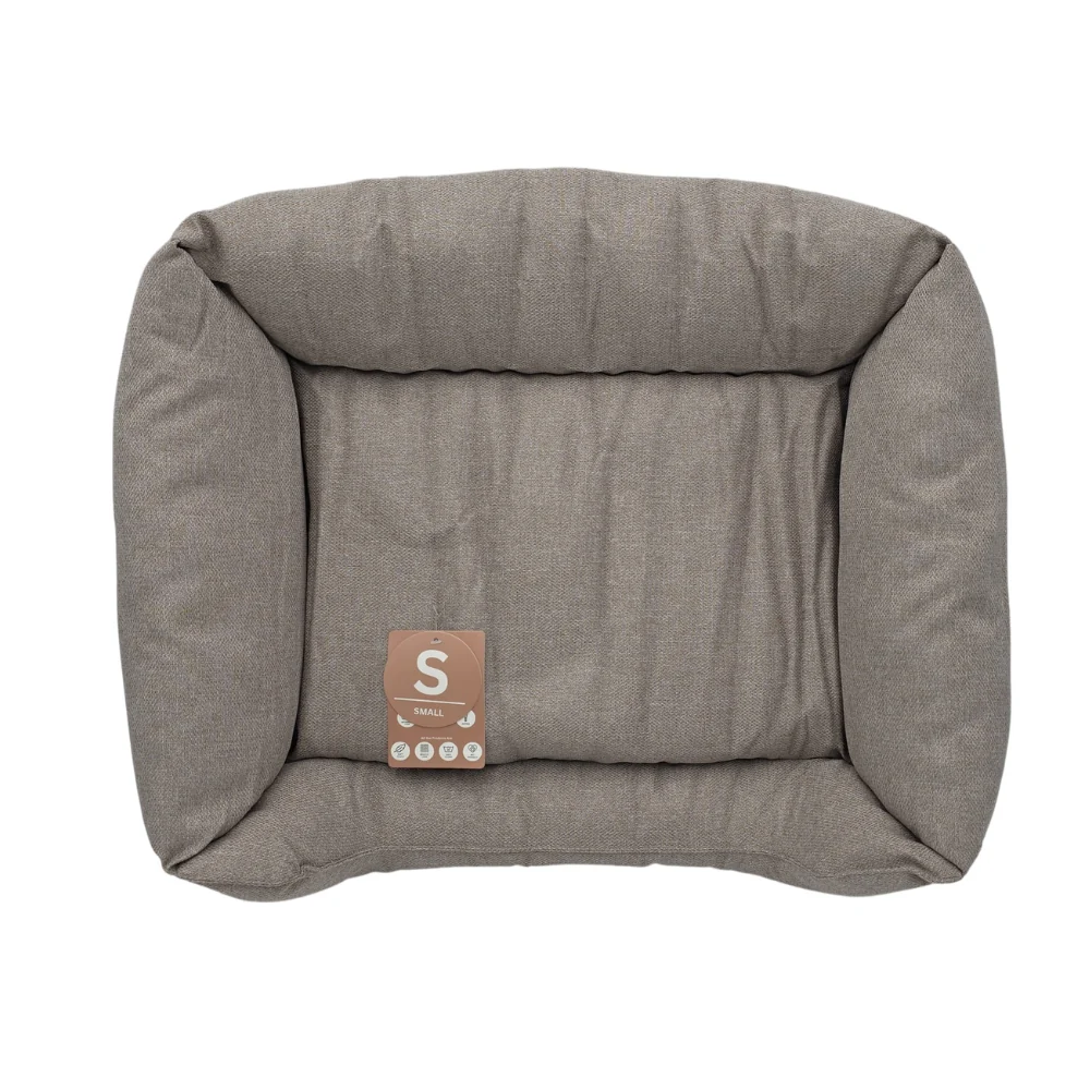 Zipped Couch Pet Bed | 75 x 55 x 20cm, Easy Clean, Water-Resistant Base - Image 3