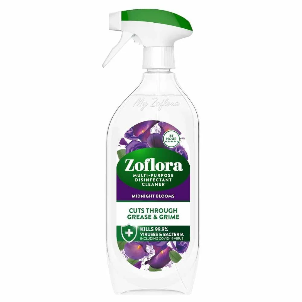 Zoflora Midnight Blooms Multipurpose Disinfectant Spray | 800ml